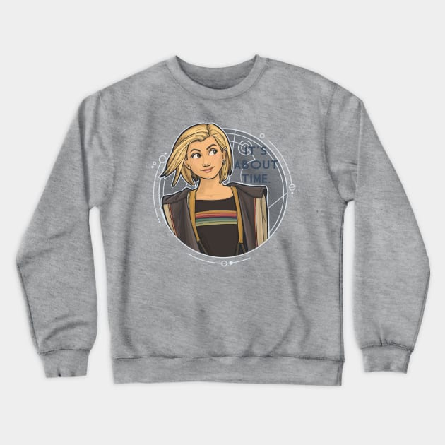 It's About Time Crewneck Sweatshirt by KHallion